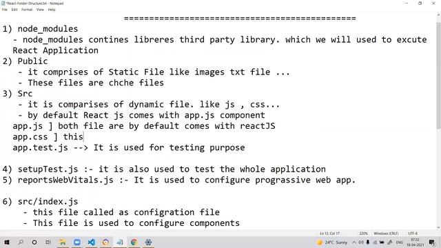 03 ReactJS Folder Structure смотреть онлайн