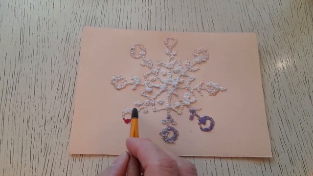МК Снежинка из соли. смотреть онлайн