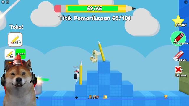 OBIT SELESAIKAN SEMUA LEVEL OBBY MENGGAMBAR INI! - ROBLOX DOODLE OBBY смотреть онлайн