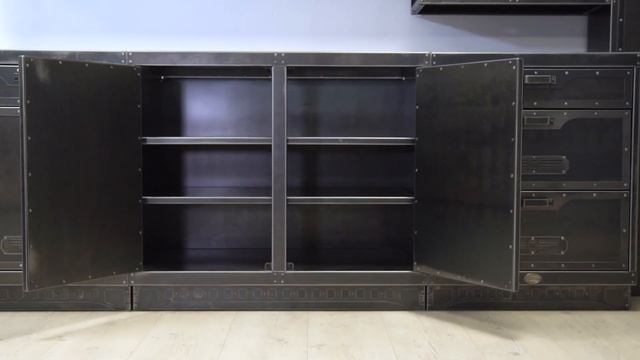 Industrial Style Kitchens | The Machinery & Armoury Kitchens | Steel Vintage смотреть онлайн