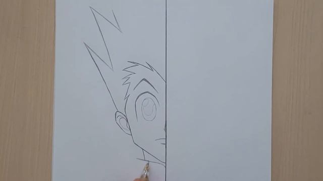 How to draw Gon Freecss | HUNTER X HUNTER RETURN | Gon half face Easy step by step смотреть онлайн