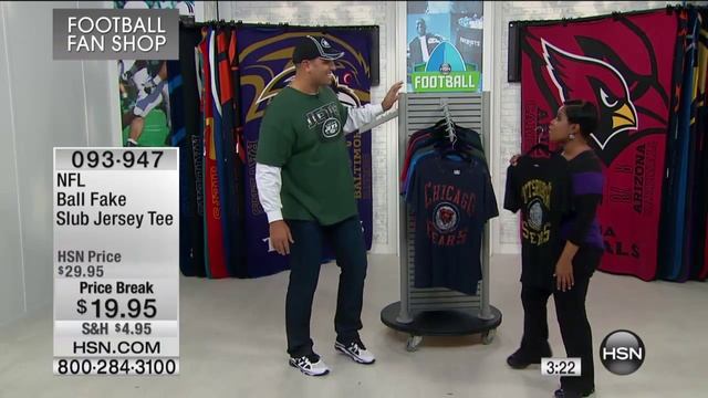 NFL Ball Fake Slub Jersey Tee смотреть онлайн