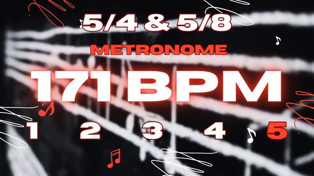 171 BPM - 5/4 & 5/8 Metronome смотреть онлайн