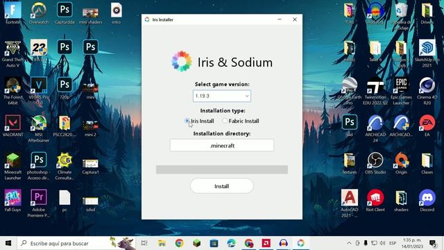 CÓMO INSTALAR MODS y SHADERS en MINECRAFT 1.19.3 (a la vez)| Iris & Sodium+ Fabric | 2023 смотреть онлайн