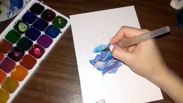 Акварельный скетч /Кедровая шишка смотреть онлайн