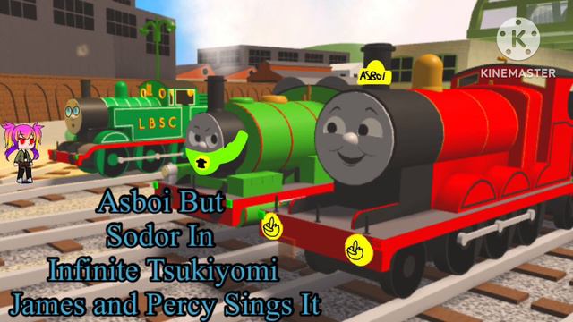 Asboi But Sodor In Infinite Tsukiyomi James and Percy sings it смотреть онлайн