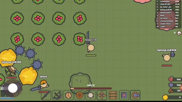 игра в sploop io, строю базы смотреть онлайн