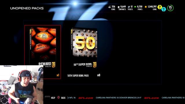 FIRE SUPER BOWL LEGEND PULL!! 50TH SUPER BOWL BUNDLE IS FIRE!- MADDEN 16 ULTIMATE TEAM PACK OPENING смотреть онлайн