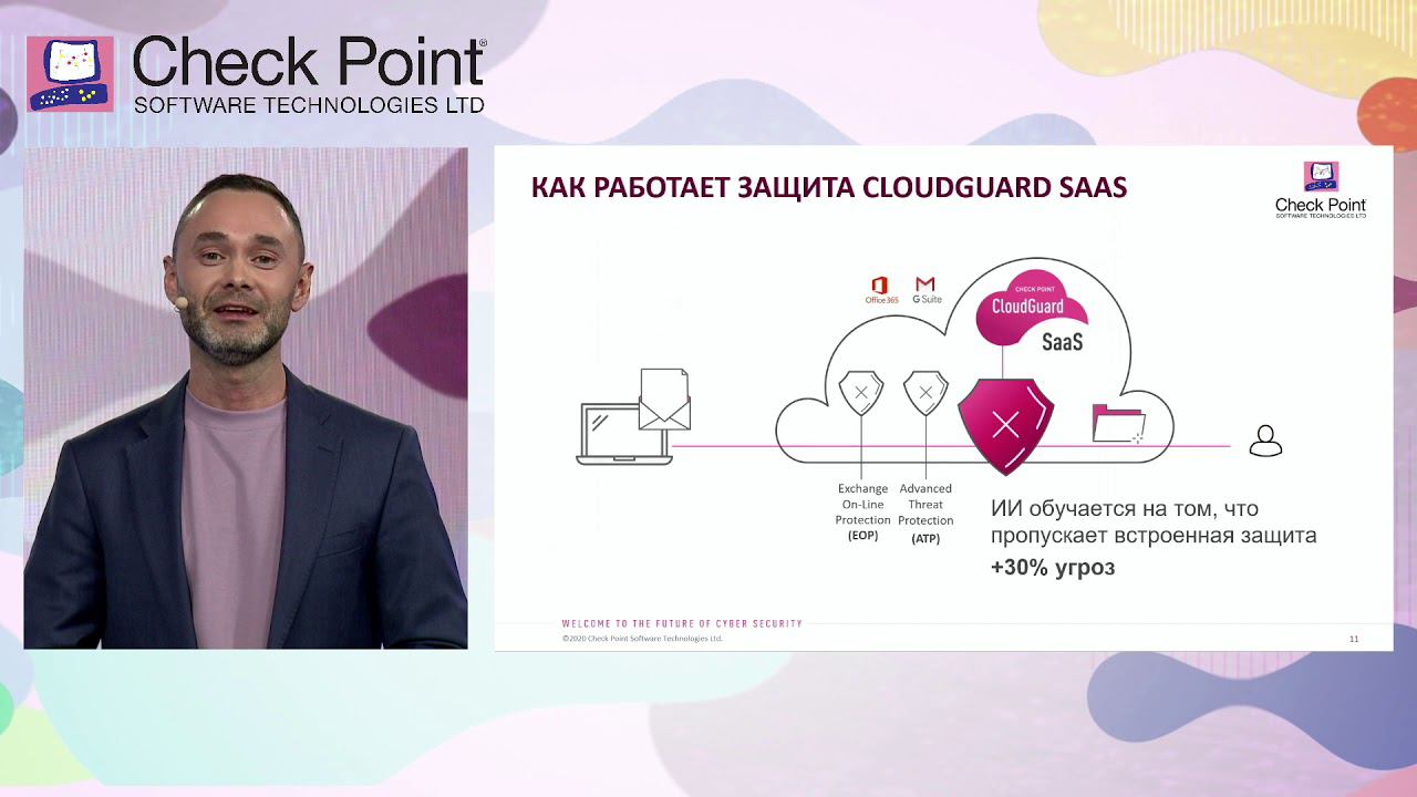 CloudGuard SaaS: защита облачной почты Office365 и других SaaS-сервисов от современных кибератак