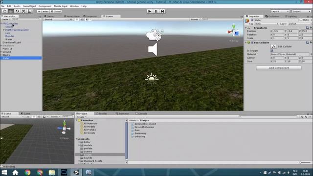 [Unity 5] Tutorial: how to create a swimming system смотреть онлайн