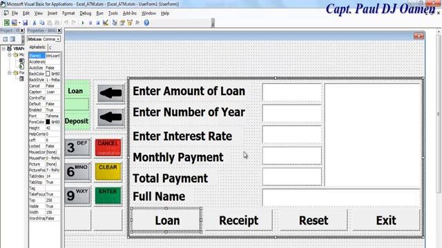 How to Create an Advanced ATM Systems in Excel using VBA - Full Tutorial смотреть онлайн