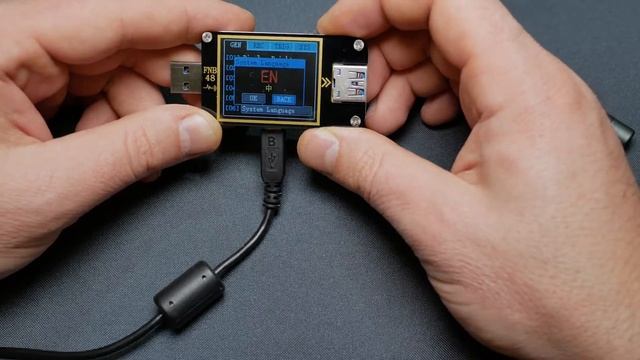 USB тестер Fnirsi FNB48 - обзор функций смотреть онлайн