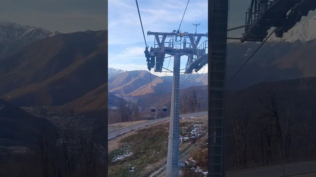 Прокатимся? Канатная дорога с РОЗА ПИК Роза Хутор Сочи, 4 декабря 2023 смотреть онлайн