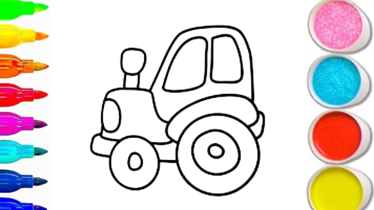 КАК НАРИСОВАТЬ ТРАКТОРА смотреть онлайн