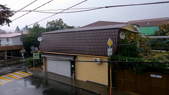 ЛАЗАРЕВСКОЕ СЕГОДНЯ ?СОЧИ. Гром и молния! Начался дождик! смотреть онлайн