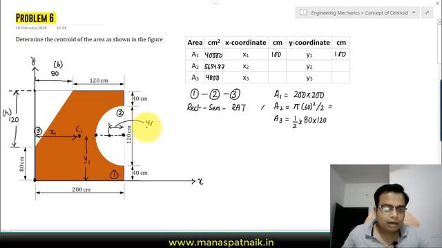 How to find Centroid of an Composite Plane | Problem 6 | смотреть онлайн