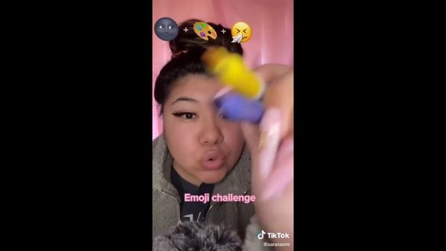 ASMR Emoji Challenge Best TikTok Compilation #1 смотреть онлайн
