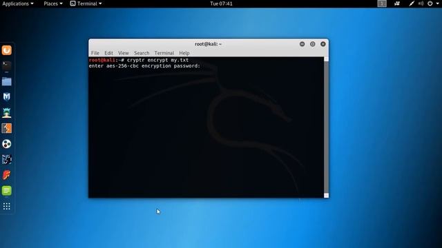 how to ENCRYPT & DECRYPT your data using Kali Linux смотреть онлайн