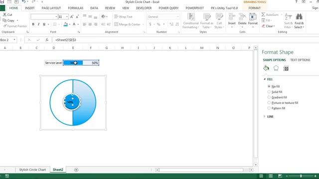 Info-graphics: Beautiful and Stylish Circle Chart in Excel смотреть онлайн