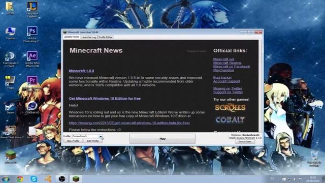 Instalación de Minecraft Forge!! Solución de fallo de compatibilidad con Java смотреть онлайн