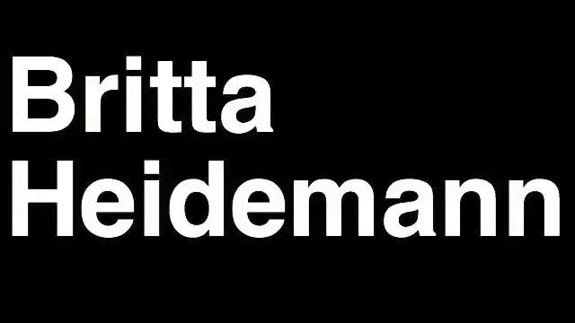 How to Pronounce Britta Heidemann Germany Silver Medal Epee Fencing London 2012 Olympics Video смотреть онлайн