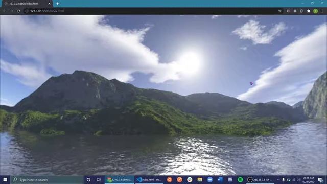 3D Skybox with Three.js смотреть онлайн