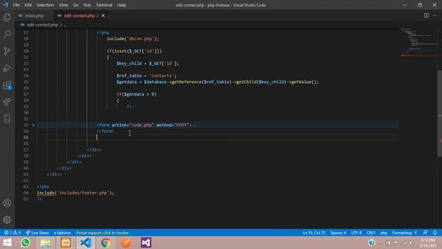 Part 4- PHP Firebase Crash Course: How to edit & update data in realtime firebase database using ph смотреть онлайн