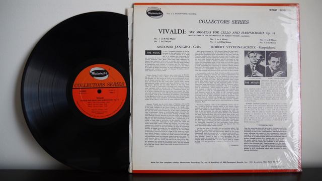 Vivaldi - Sonata for Cello and Harpsichord, Op 14, No 5 in E minor, A. Janigro, R. Veyron-Lacroix смотреть онлайн