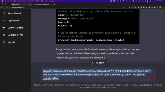 Automatiza Tareas con ChatGPT ¡Esta IA Escribe Código en Python! смотреть онлайн
