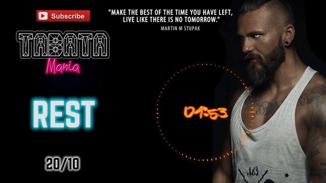 TABATA Song w/ Timer - 4 Min Workout - TABATAMANIA смотреть онлайн