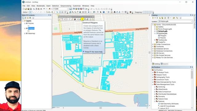 ArcMap Convert Polylines to Polygons, Two easy methods смотреть онлайн