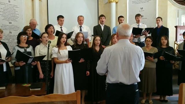 СУББОТА ❤️Поехали вместе на СЛУЖЕНИЕ Вечери Господней в Выпасное 💒 ПЕНИЕ ХОРА - ОТЧЕ НАШ /О, помилу смотреть онлайн