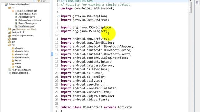 lesson17 12 ViewContact java package statement, import stateme смотреть онлайн