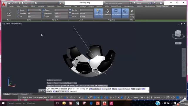 Soccer ball in Auto Cad смотреть онлайн