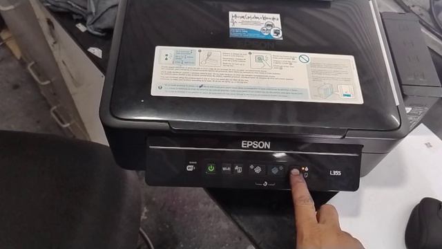 Epson L355 Luz da tinta ou gota acesa não e reset e não e defeito assista até o final смотреть онлайн