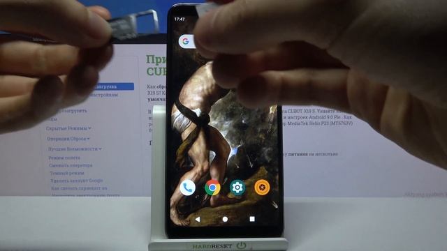 Как установить SIM-карту и карту памяти в CUBOT X19 S? смотреть онлайн