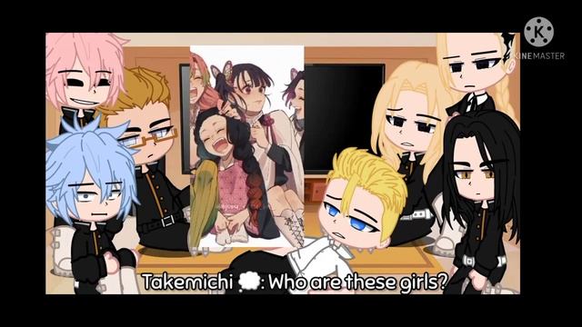 Tokyo revengers react to F!y/n as Shinobu Kocho смотреть онлайн