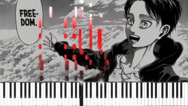 Attack On Titan Piano Arrangement - Opening Guren No Yumiya смотреть онлайн