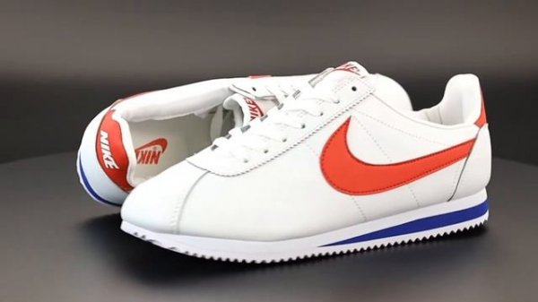 Белые кроссовки Nike Cortez видео обзор 12145