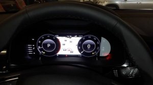 Skoda Kodiaq 2019 отображение навигации на ЖК приборной панели