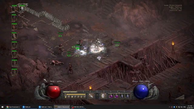 D2R 2.5 Lv.96 Trap Sin level up- 8P Terror Zone (Spider forest/Bloody foothills/Sewers) смотреть онлайн