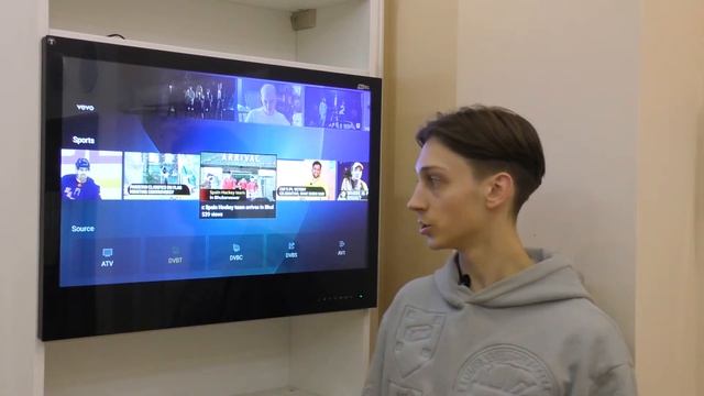 32 inch Cabinet Door Smart Kitchen TV 2021 AVS325KS смотреть онлайн