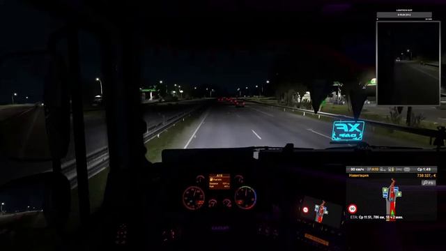 DAF XF105, везем 24 тонны базалика во Францию. катаем в ETS 2 смотреть онлайн