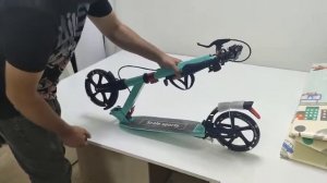 Как разложить самокат двухколёсный инструкция