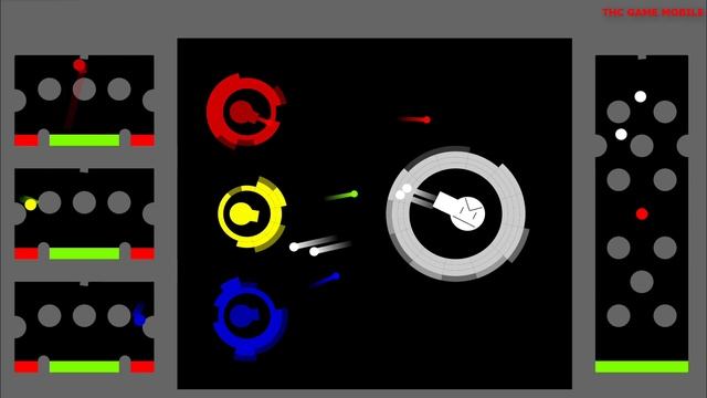 Core Destruction 3 - White vs Team Color ( Red, Yellow, Blue) in Algodoo - Thc Game Mobile смотреть онлайн
