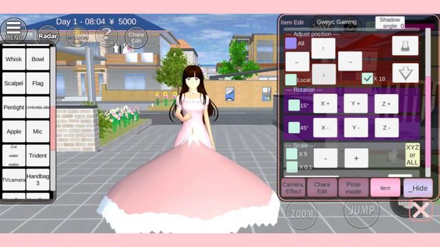 How To Make Your Own Dress In Sakura School Simulator || Tutorial #4 || Gweyc Gaming смотреть онлайн