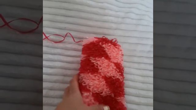 как связать мочалку ромбиком? второй вариант- лучше! конечно не подробно,но делюсь как красиво!