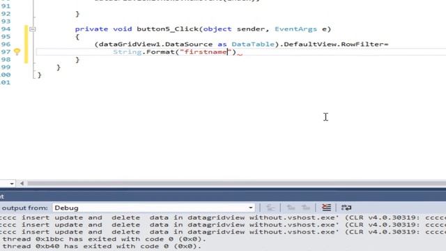 How to search data in datagridview in c# without using database смотреть онлайн