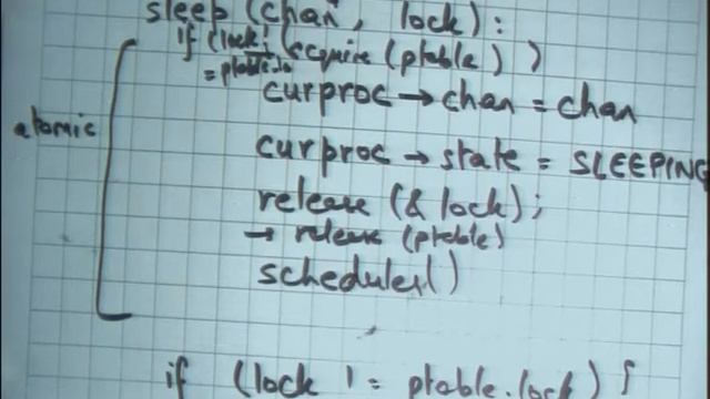 Lecture 27: Synchronization in xv6: acquire/release, sleep/wakeup, exit/wait смотреть онлайн