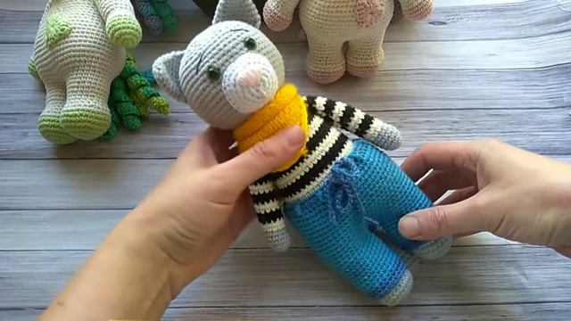 Игрушки крючком. Готовые работы сентябрь 2019. смотреть онлайн